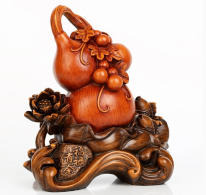 招財(cái)葫蘆工藝品，手工復(fù)古葫蘆擺件