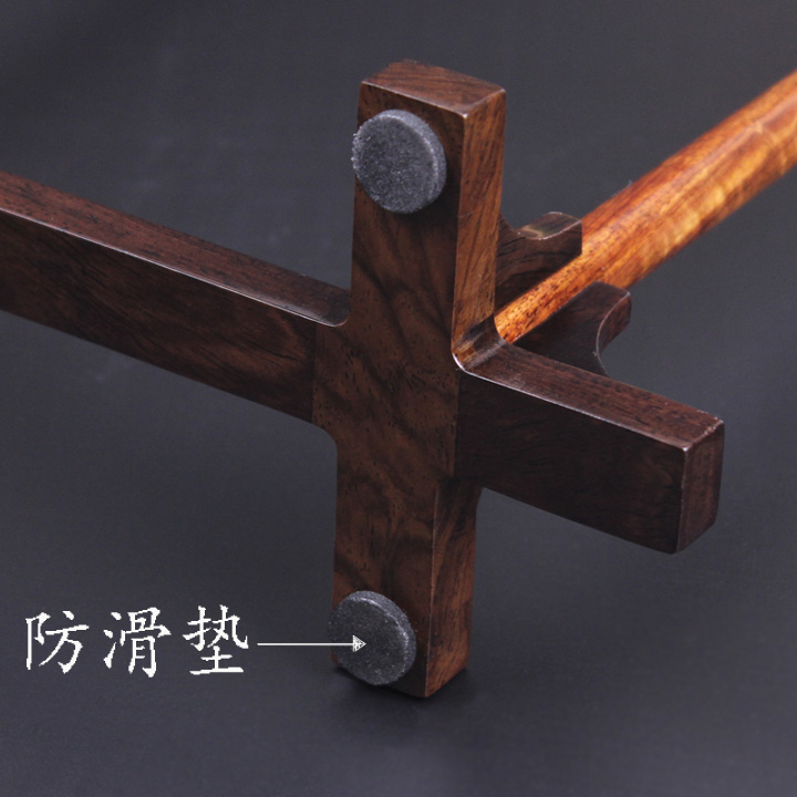 簡(jiǎn)約花梨木筆掛筆架，實(shí)木書(shū)法用品