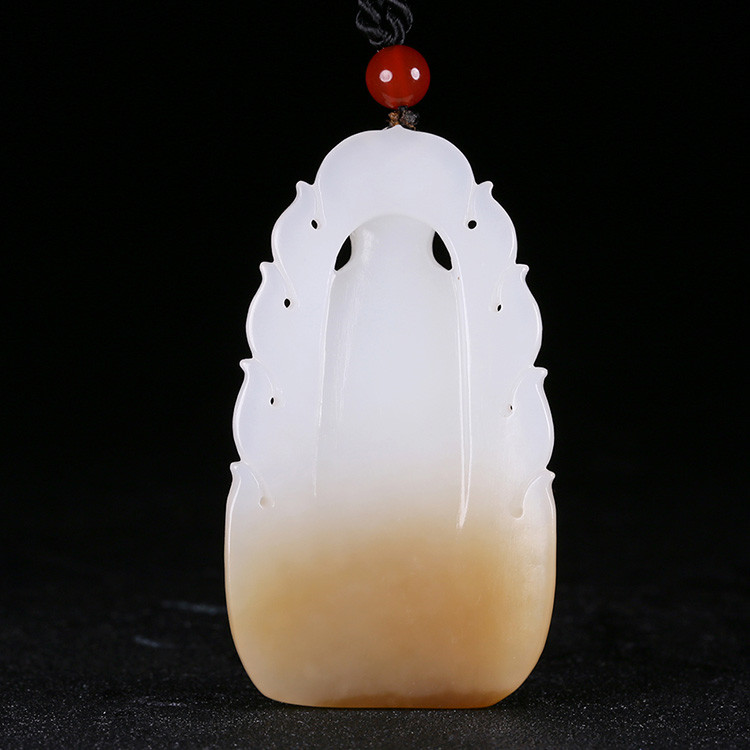 夫妻和田玉掛墜，玉佛觀音彌勒佛項(xiàng)鏈