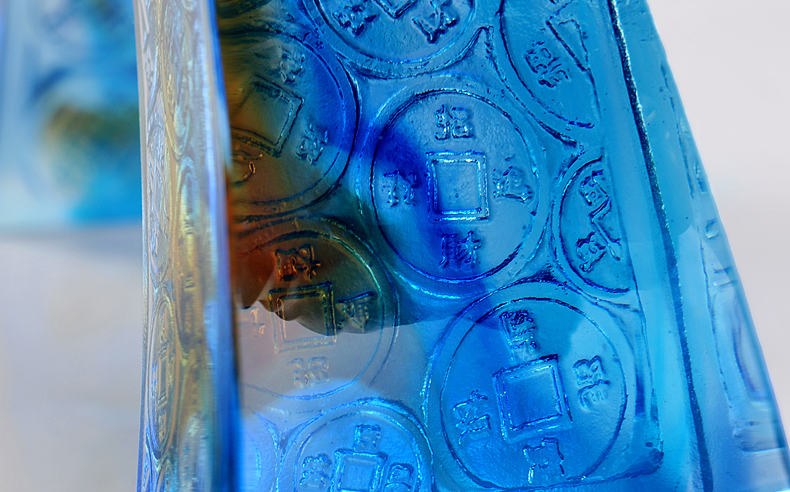 財(cái)運(yùn)如意擺件，琉璃工藝品