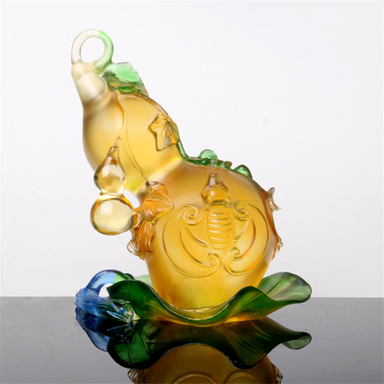 琉璃工藝品擺件，如何鑒賞琉璃