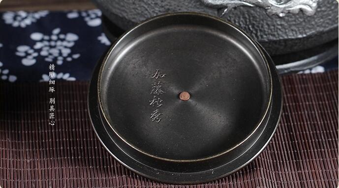 日本鐵壺純手工鑲銀茶壺，日本鐵壺歷史