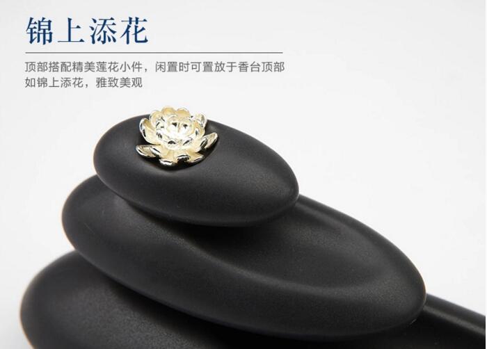 西藏瑪尼堆倒流香爐，創(chuàng)意陶瓷塔香倒流香香爐