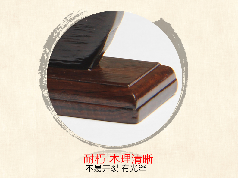 樸拙厚重，黑梓木蝙蝠筆架