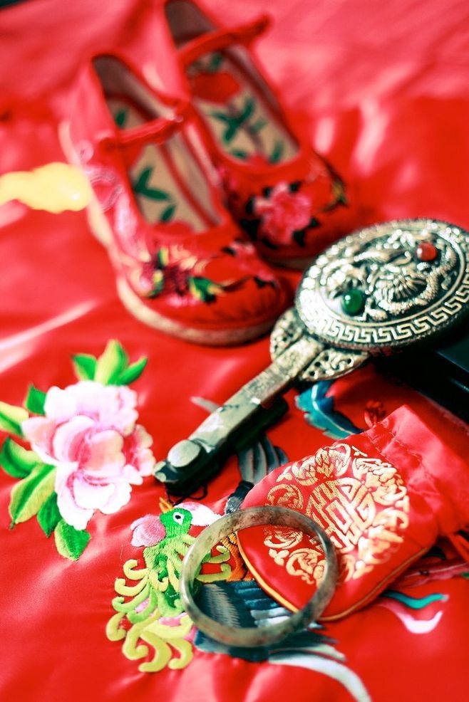最美中國(guó)傳統(tǒng)婚禮，中式婚禮的一抹紅