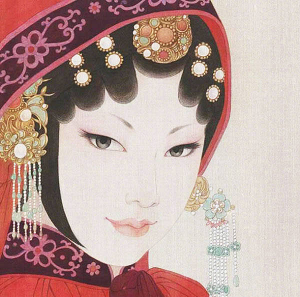 超美的京劇花旦人物圖集，可做頭像的花旦人物