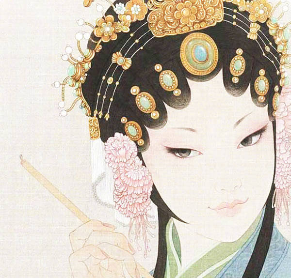 超美的京劇花旦人物圖集，可做頭像的花旦人物