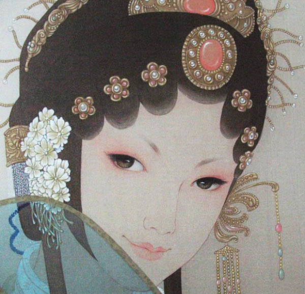 超美的京劇花旦人物圖集，可做頭像的花旦人物