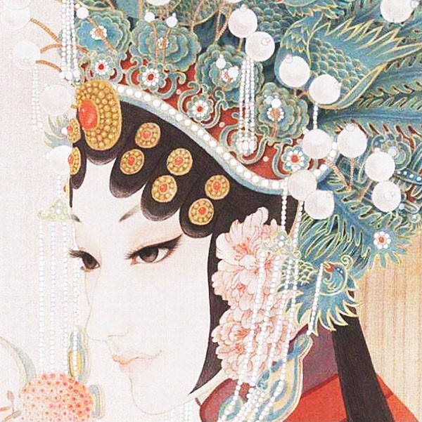 超美的京劇花旦人物圖集，可做頭像的花旦人物