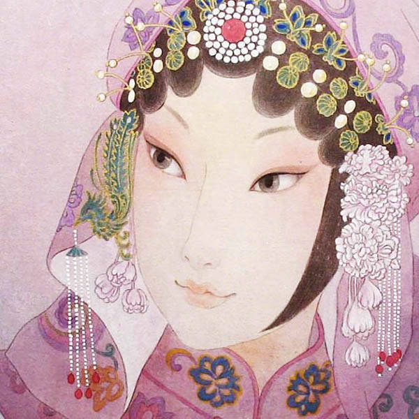 超美的京劇花旦人物圖集，可做頭像的花旦人物