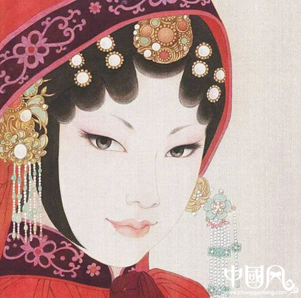 超美的京劇花旦人物圖集，可做頭像的花旦人物