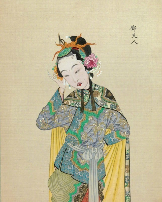 中國京劇藝術插畫：九款清朝京劇人物肖像