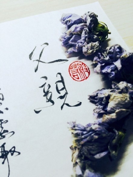 別致新穎的書法字體，美的很有意境！