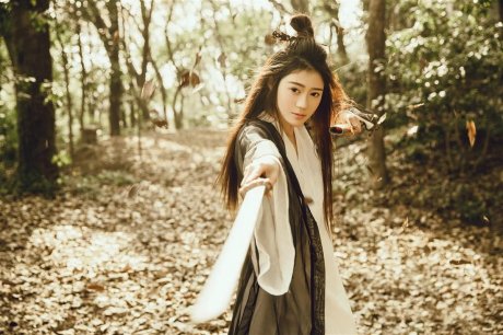 劍落秋-古裝攝影：韶華白首，不過浮生一闕