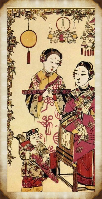 57張木板年畫圖集，帶你回味中國風