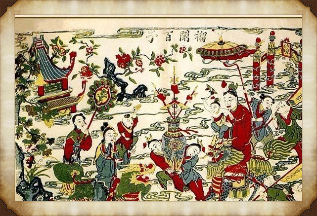 57張木板年畫圖集，帶你回味中國風