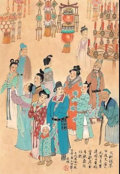 中國(guó)年畫(huà)：《古代風(fēng)俗百圖》那時(shí)候年味正濃