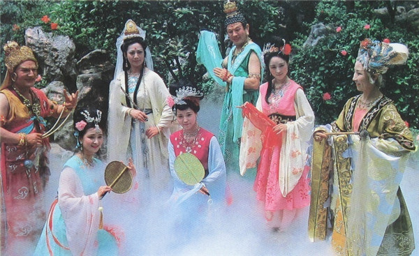 老版《西游記》攝影，美如畫的劇照