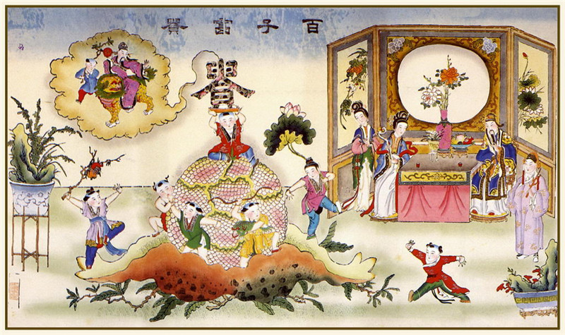 中國(guó)傳統(tǒng)精美年畫作品欣賞