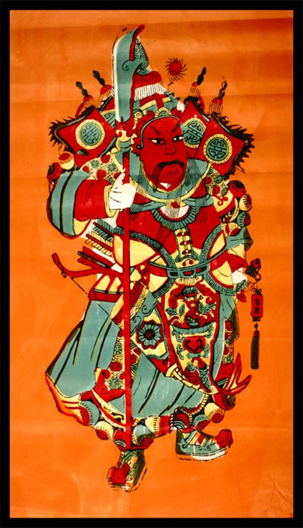 中國(guó)風(fēng)傳統(tǒng)精美色彩艷麗的年畫(huà)