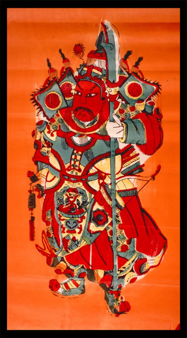 中國(guó)風(fēng)傳統(tǒng)精美色彩艷麗的年畫(huà)