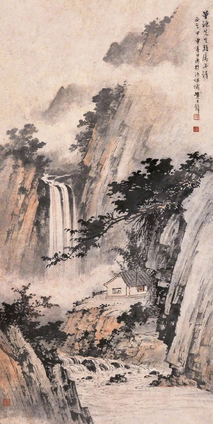 國(guó)畫(huà)山水圖集(41張)，高清國(guó)畫(huà)圖片欣賞