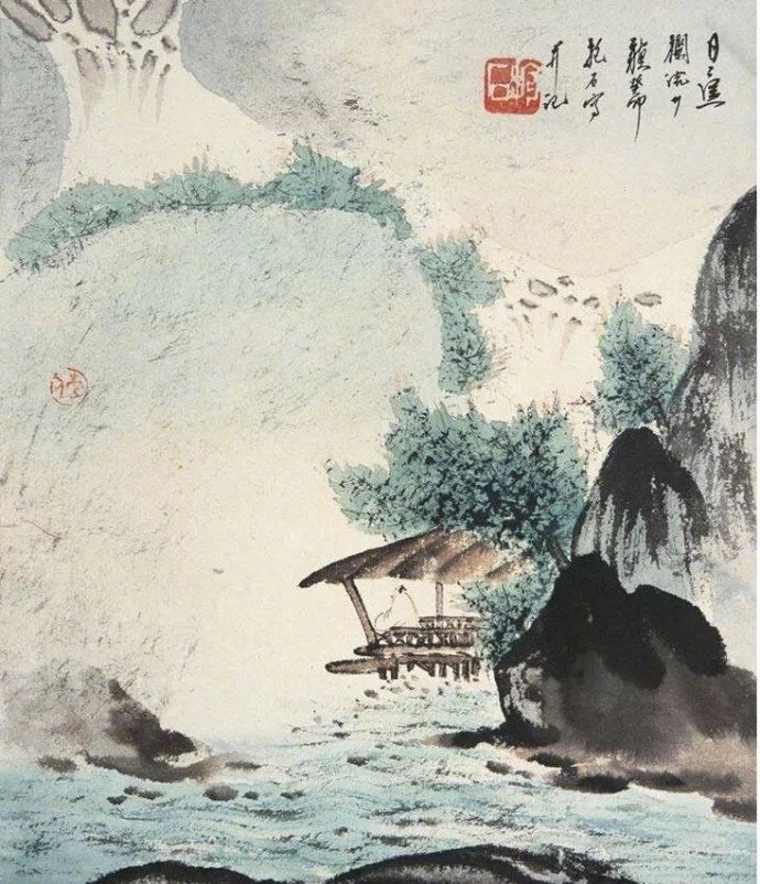 國(guó)畫(huà)山水圖集(41張)，高清國(guó)畫(huà)圖片欣賞