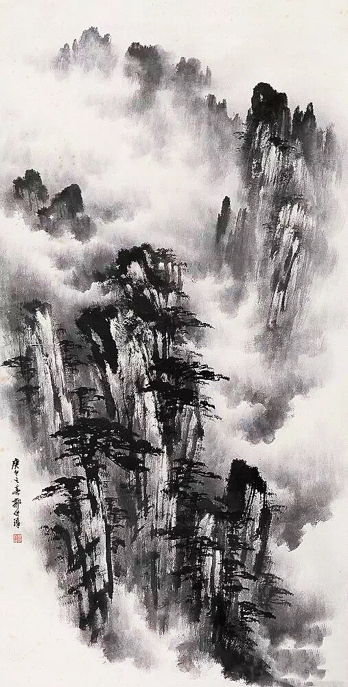 國(guó)畫(huà)山水圖集(41張)，高清國(guó)畫(huà)圖片欣賞