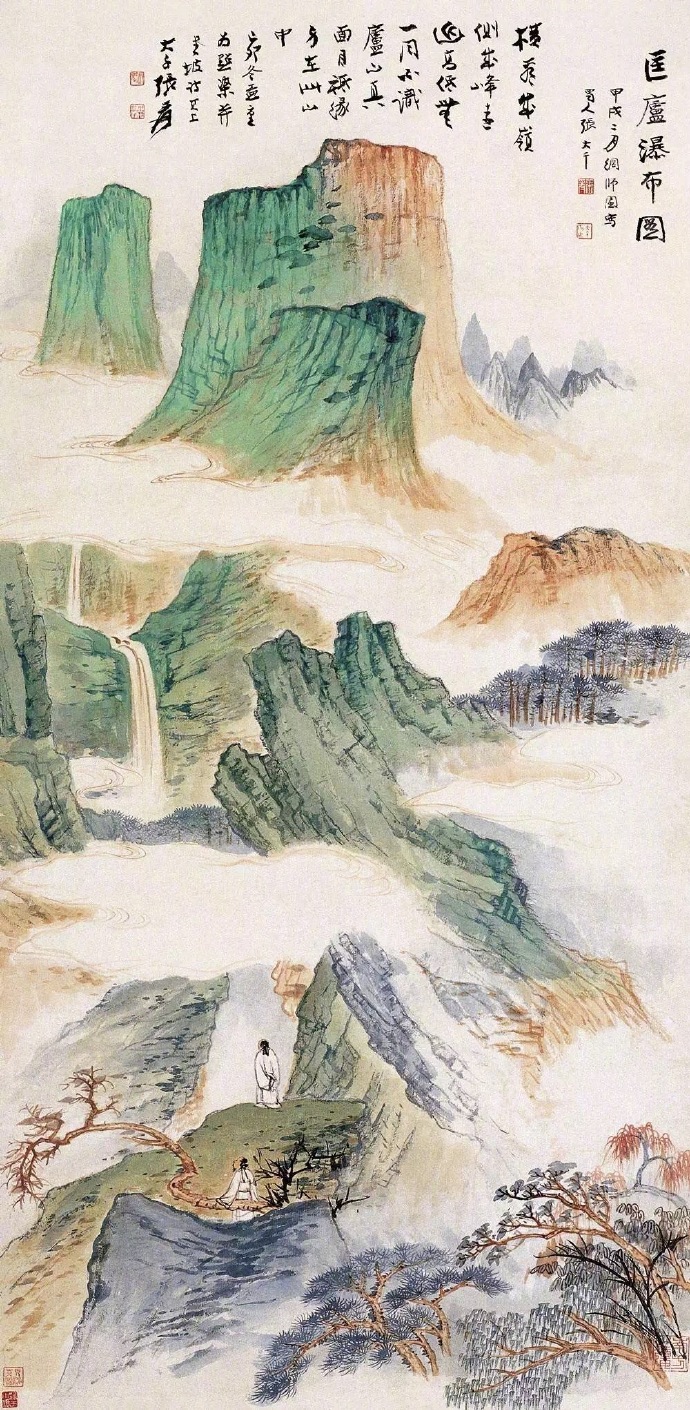 國(guó)畫(huà)山水圖集(41張)，高清國(guó)畫(huà)圖片欣賞