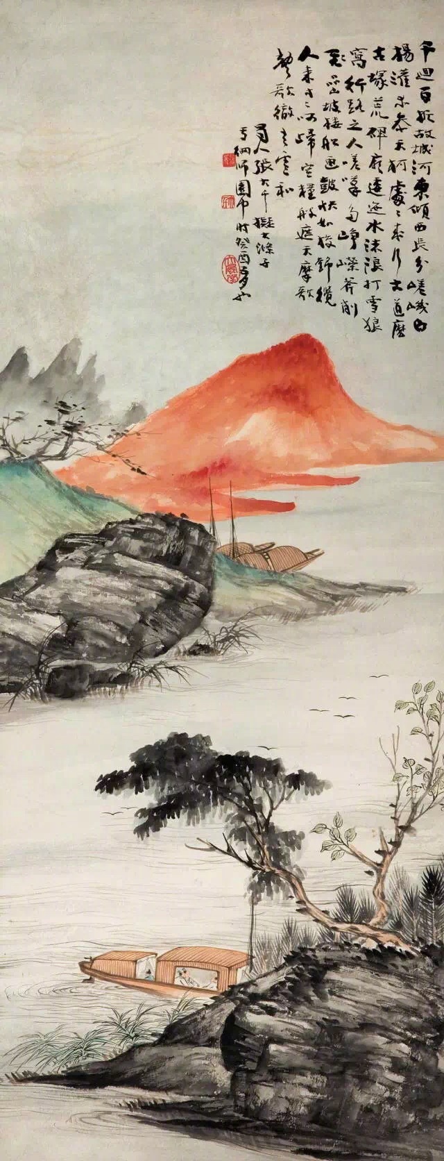 國(guó)畫(huà)山水圖集(41張)，高清國(guó)畫(huà)圖片欣賞