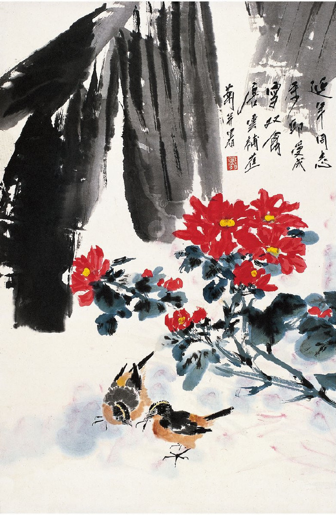 超美國畫圖集欣賞(52張)，高清國畫圖片賞析