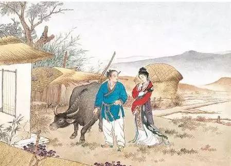 七夕賞最美《牛郎織女》連環(huán)畫，墨浪作品
