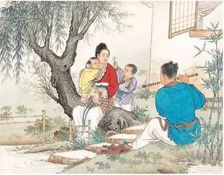 七夕賞最美《牛郎織女》連環(huán)畫，墨浪作品