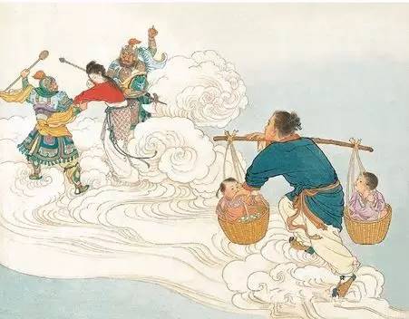 七夕賞最美《牛郎織女》連環(huán)畫，墨浪作品