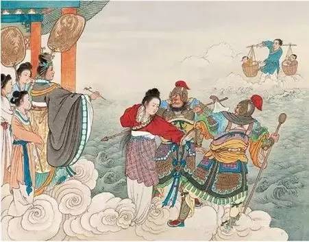 七夕賞最美《牛郎織女》連環(huán)畫，墨浪作品