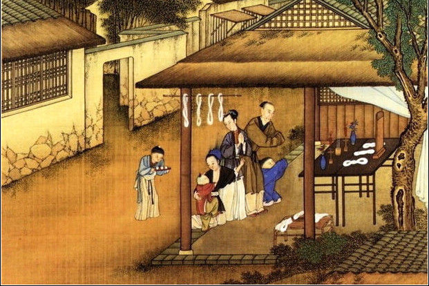 中國24節(jié)氣古畫圖，超美國畫插畫欣賞