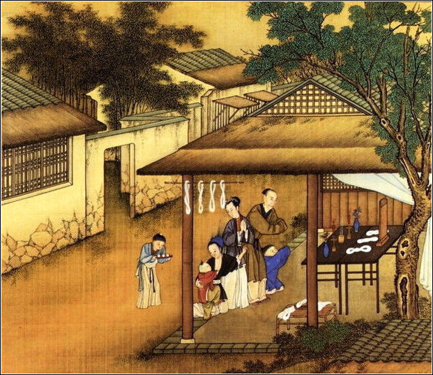 中國(guó)24節(jié)氣古畫圖，超美國(guó)畫插畫欣賞