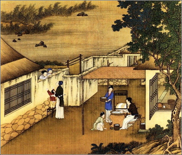 中國(guó)24節(jié)氣古畫圖，超美國(guó)畫插畫欣賞