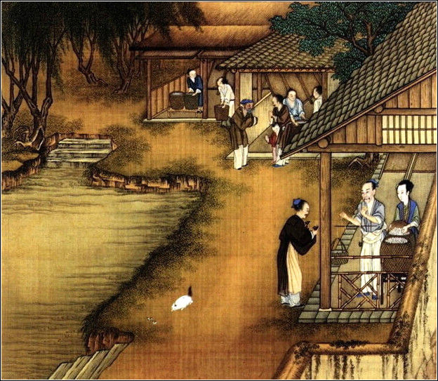 中國(guó)24節(jié)氣古畫圖，超美國(guó)畫插畫欣賞