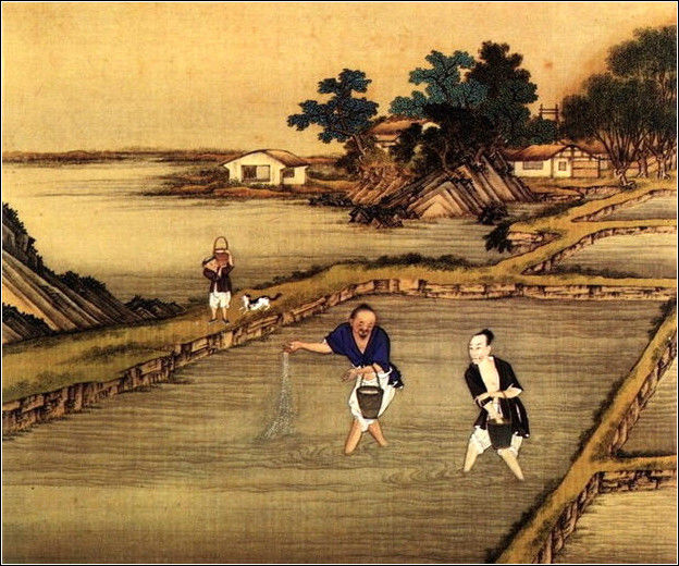 中國(guó)24節(jié)氣古畫圖，超美國(guó)畫插畫欣賞