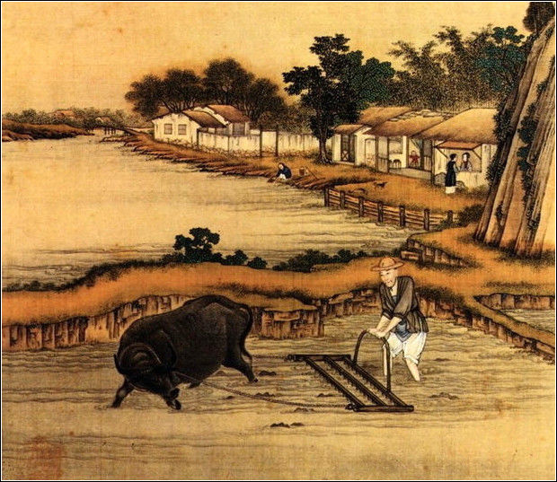 中國(guó)24節(jié)氣古畫圖，超美國(guó)畫插畫欣賞