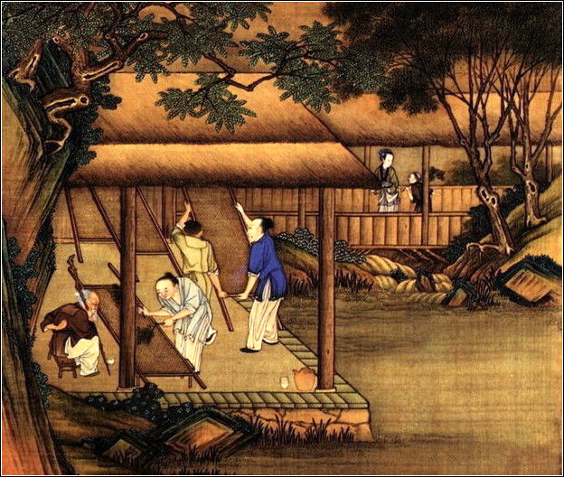 中國(guó)24節(jié)氣古畫圖，超美國(guó)畫插畫欣賞