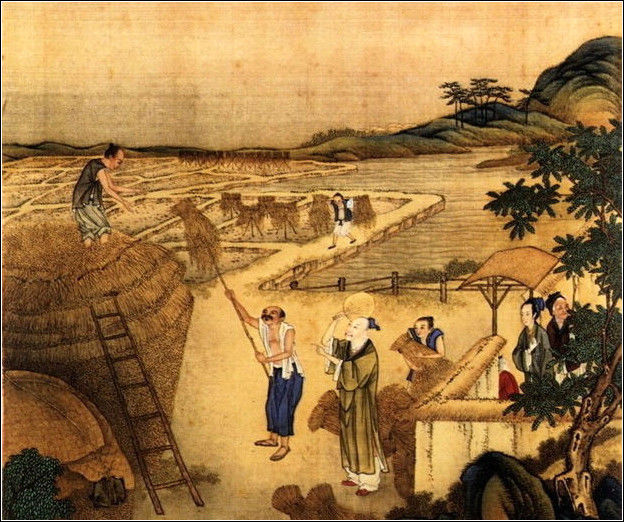 中國(guó)24節(jié)氣古畫圖，超美國(guó)畫插畫欣賞