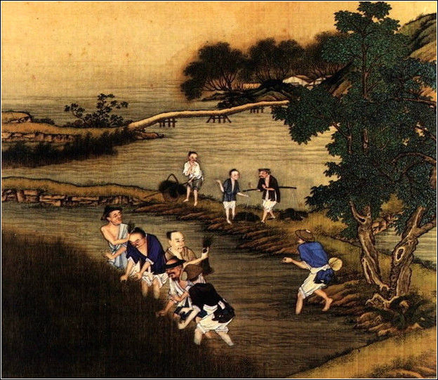 中國(guó)24節(jié)氣古畫圖，超美國(guó)畫插畫欣賞