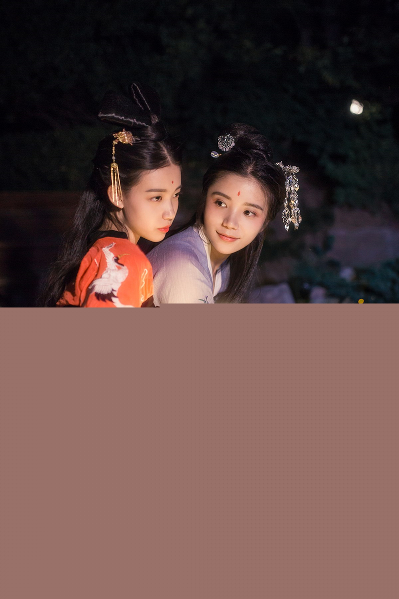 相知相伴女子古裝人物攝影