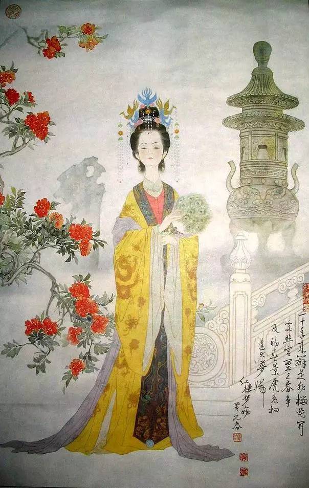 馮其庸國(guó)畫(huà)作品：手繪《紅樓夢(mèng)》人物圖美呆了