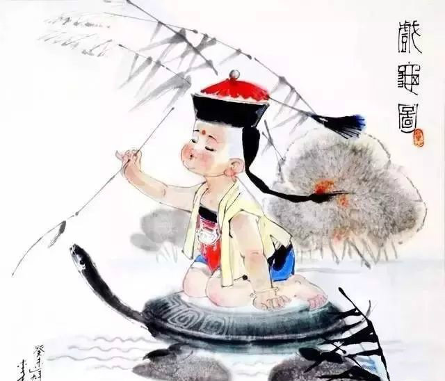 國畫里的兒童，萌翻六一兒童節(jié)！