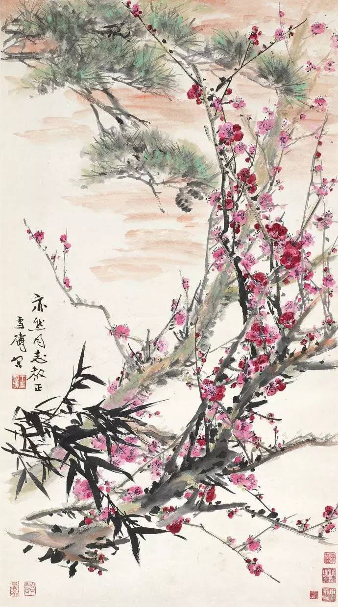 王雪濤國畫作品：28幅精品畫梅美極了！