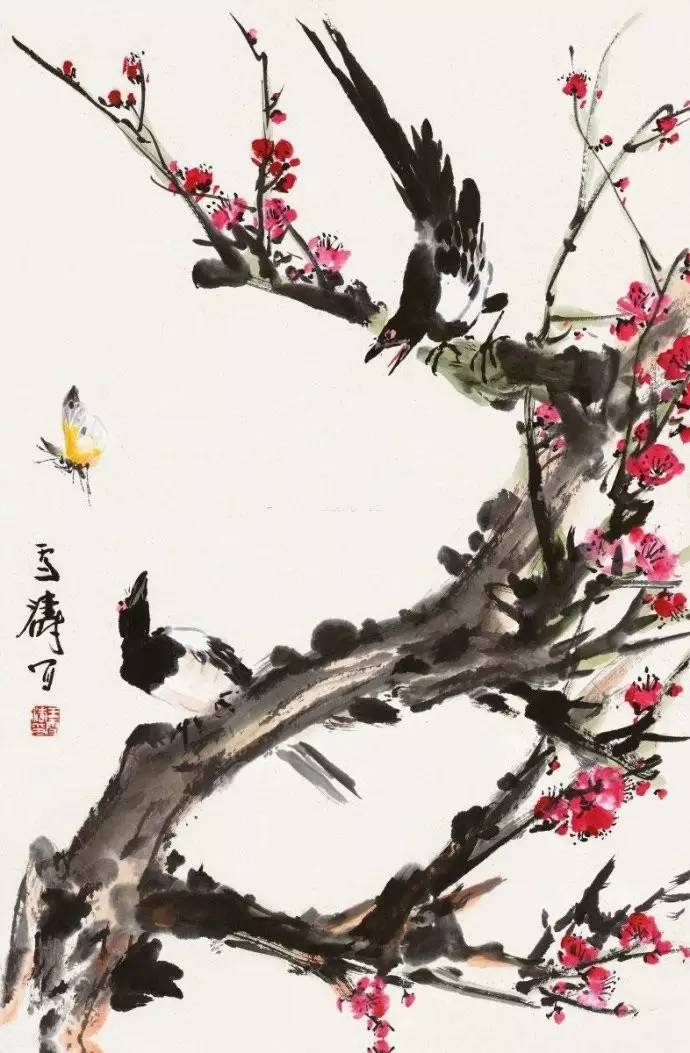 王雪濤國畫作品：28幅精品畫梅美極了！