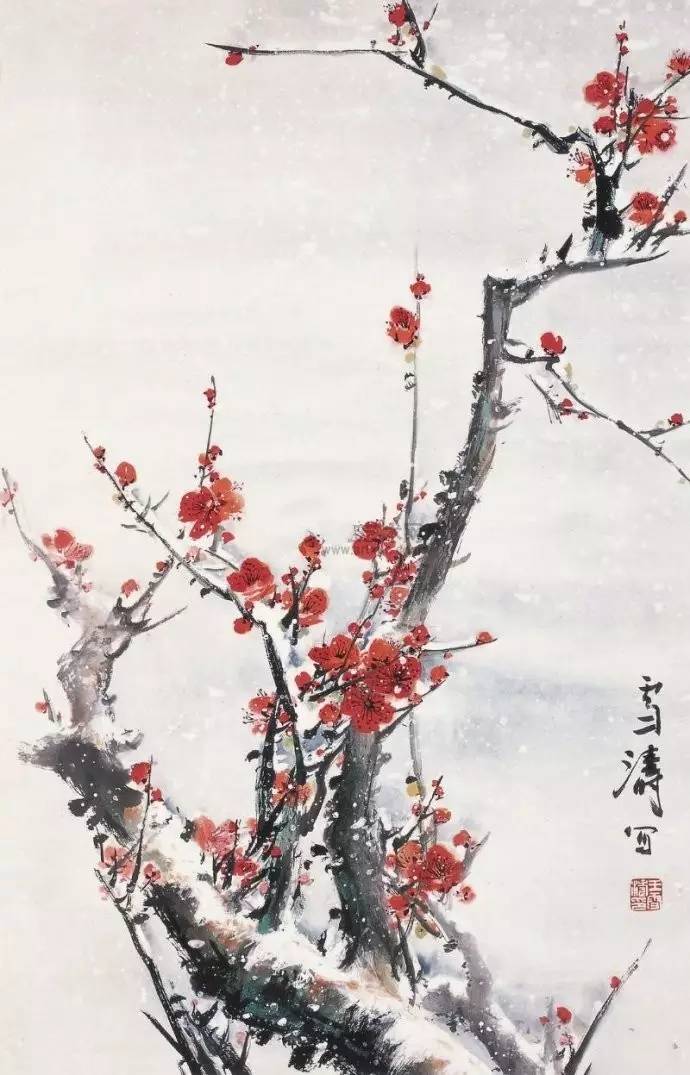 王雪濤國畫作品：28幅精品畫梅美極了！